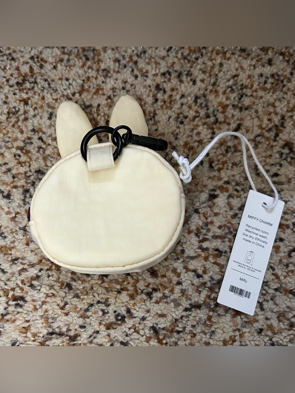 Baggu x Miffy Recycled Nylon Bag Charm - Picture 2 of 5
